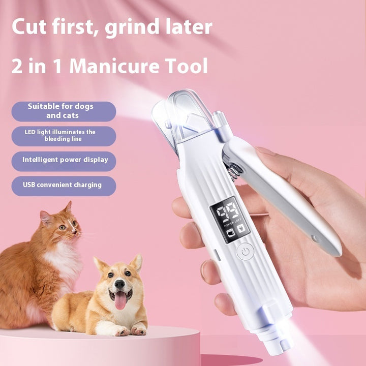 Pet Nail Scissors Nail Piercing Device