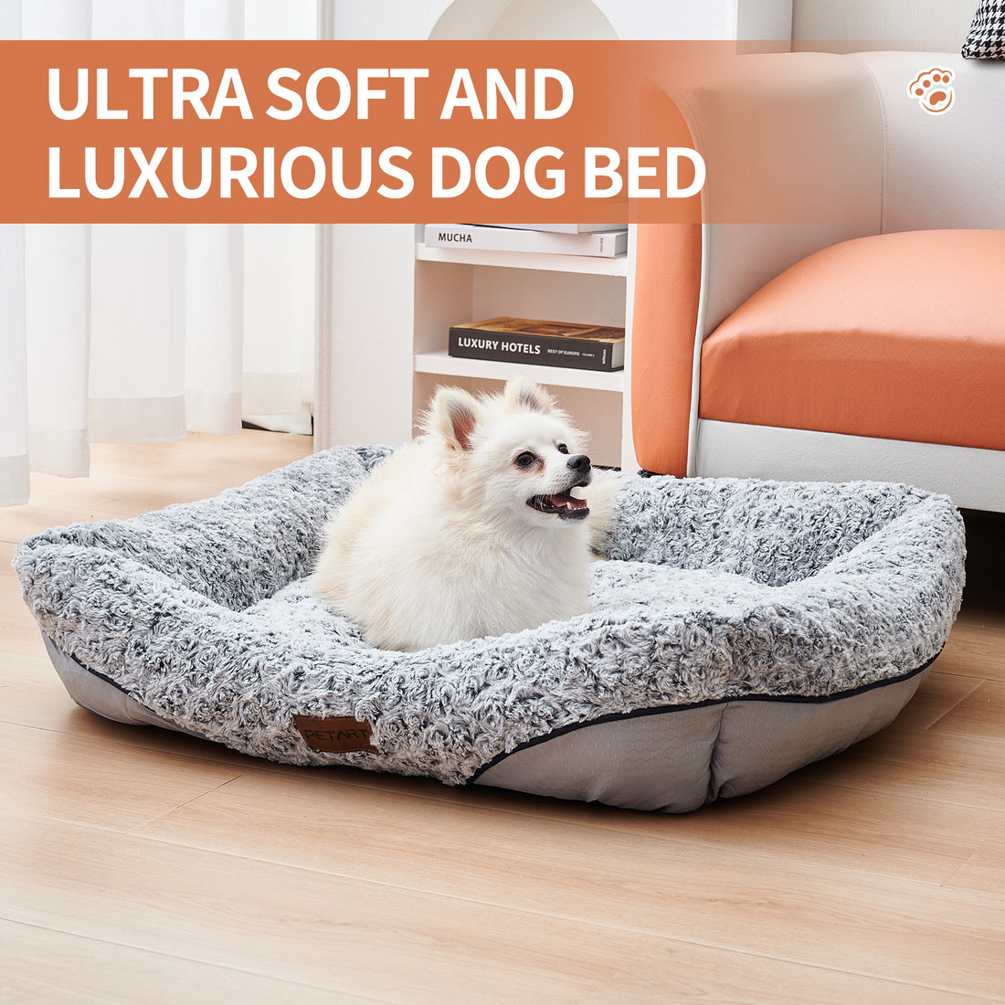 Removable Cushion Calming Dog Sofa Beds