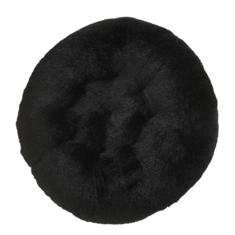 Round Pet Mat Dog Bed Plush Warm
