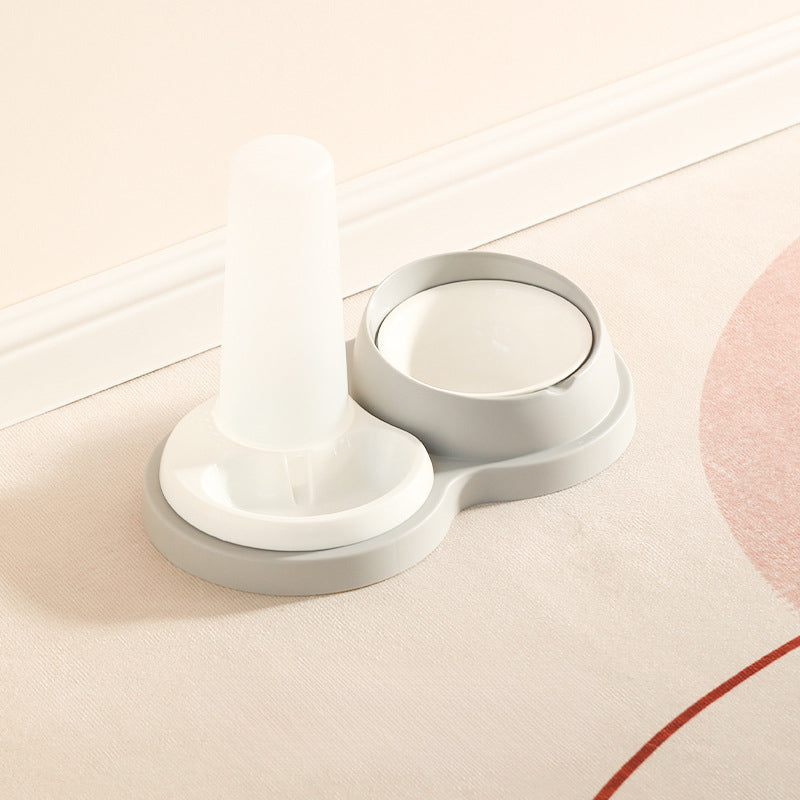 Pet Double Feeding Bowl Neck Protection