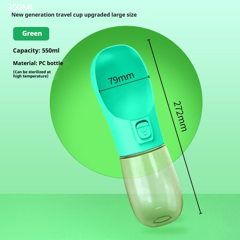 Pet Dog Water Bottle Feeder Bowl