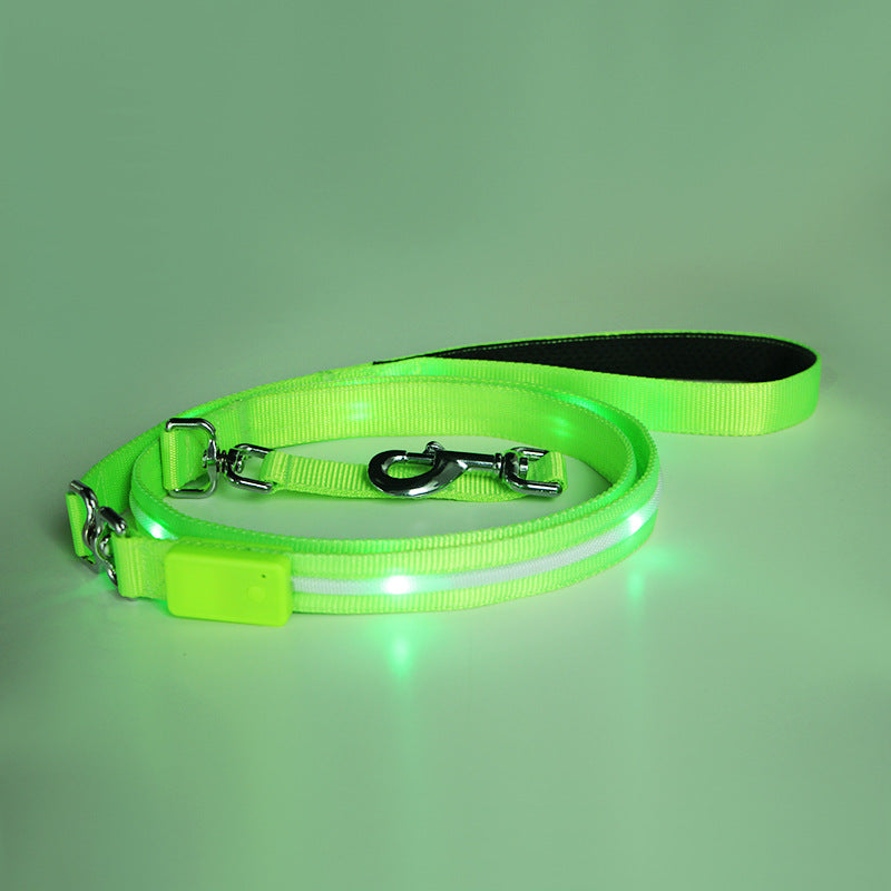 LED USB Charging Luminous Pet Leash