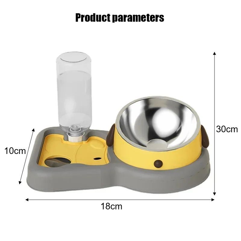 Pet Feeding Bowls And Drinkers 15-Degree