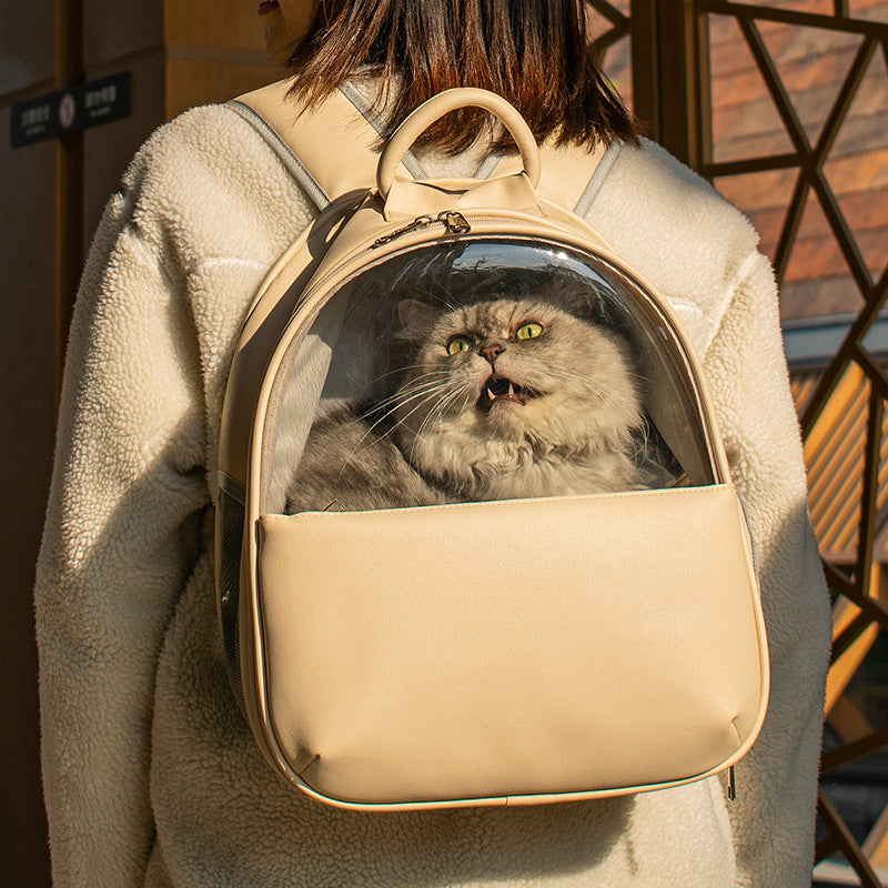 Transparent Cat And Dog Outing Pet Bag