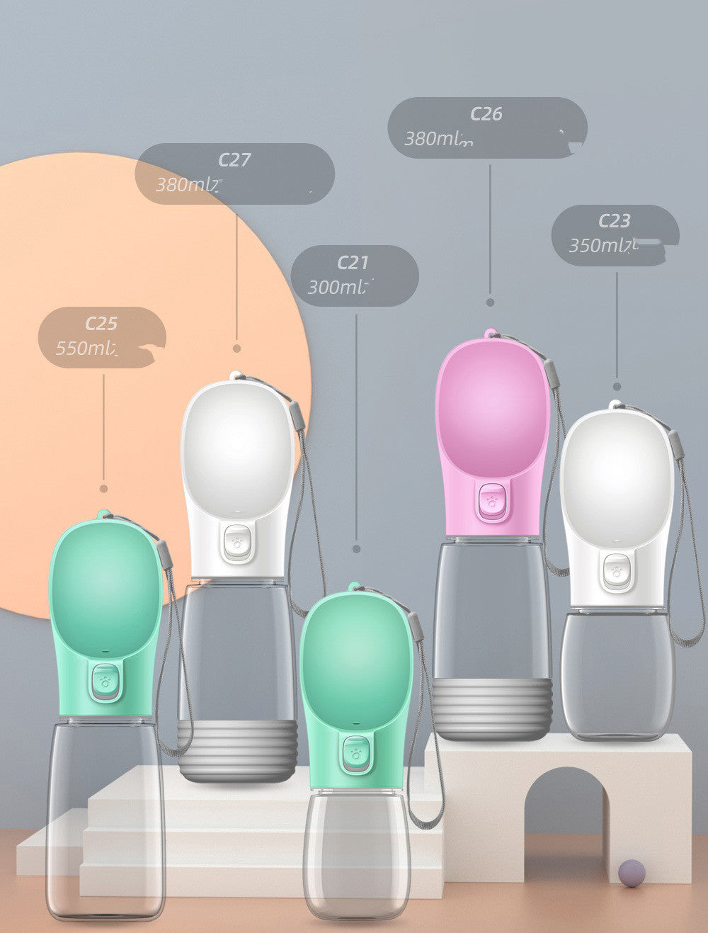 Pets Go Out Portable Water Cup